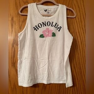Honolua Wahine Hibiscus Road Tank - Size XL